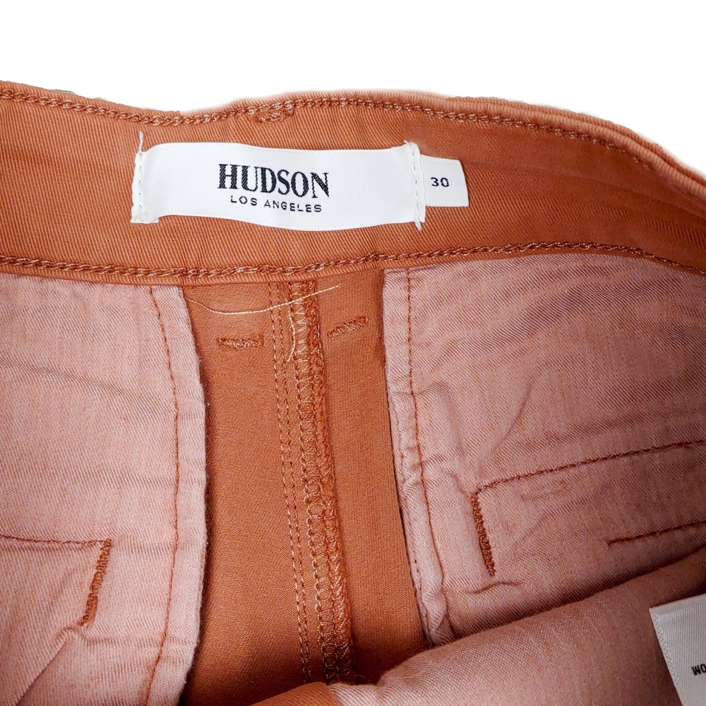 NWT Hudson $145 Mens 30 Terracotta Chino Short Twill Shorts - Picture 6 of 6